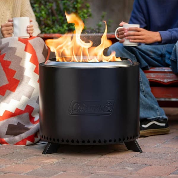 Coleman Cityscapes 25 in. Stainless Steel Outdoor Wood Burning
