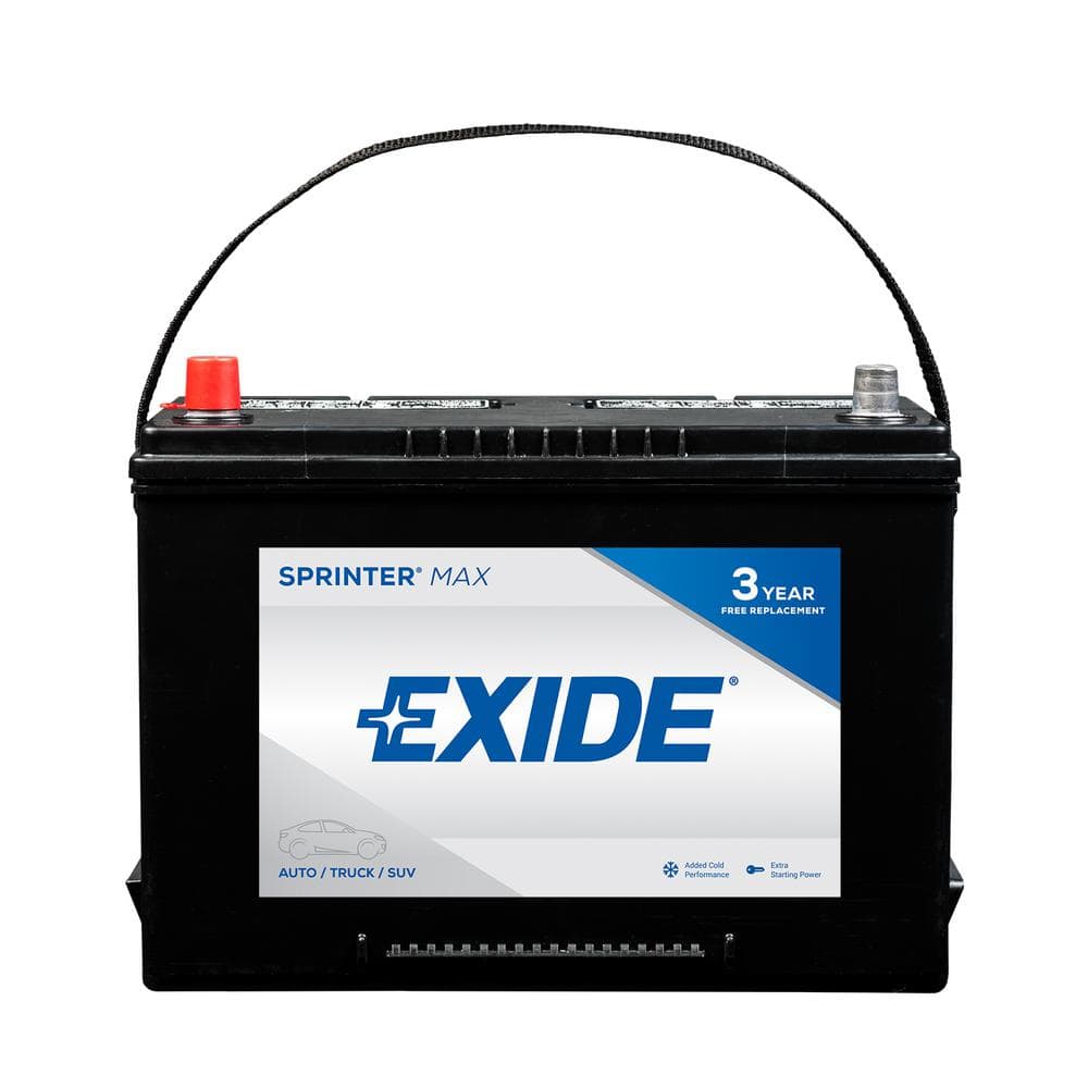 Exide SPRINTER MAX 12 volts Lead Acid 6-Cell 27 Group Size 750