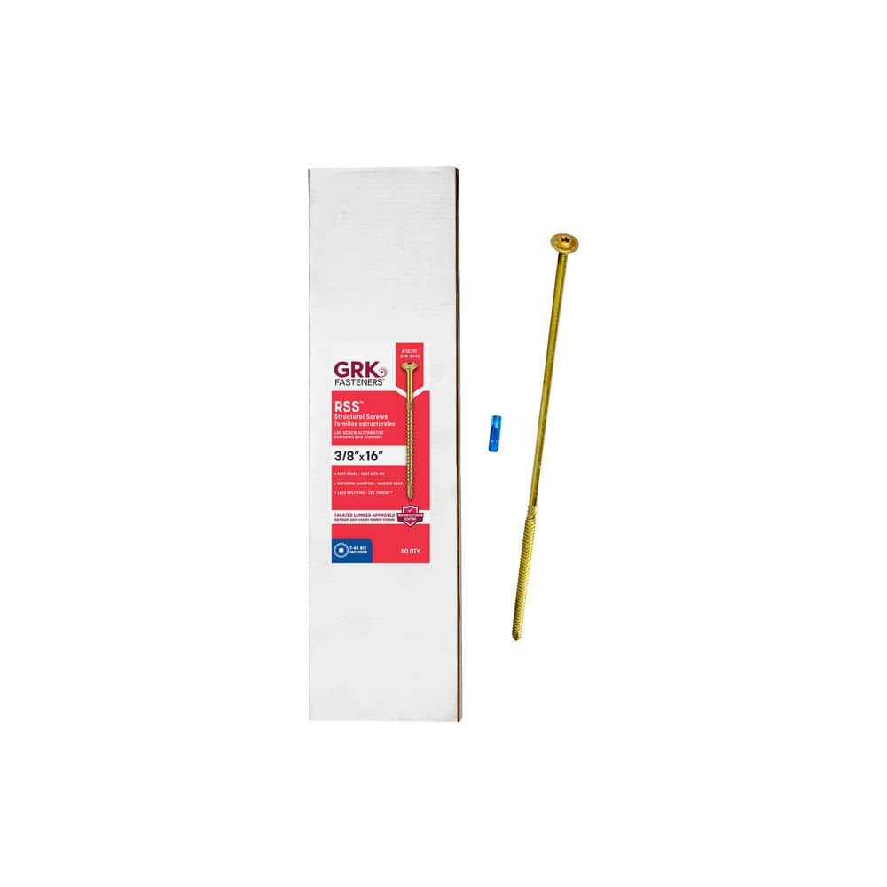 3/8 in. x 16 in. Star Drive Low Profile Washer Head Phoenix 3 05SS RSS Structural Alternative Lag Screws (50-Pack) price history on PriceWatchPro