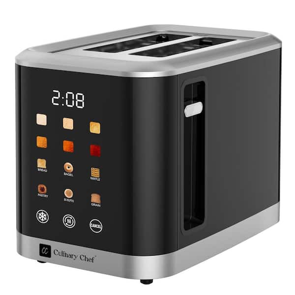 Magnavox Touchscreen Slice Toaster -Stainless Steel Trim CCTO250