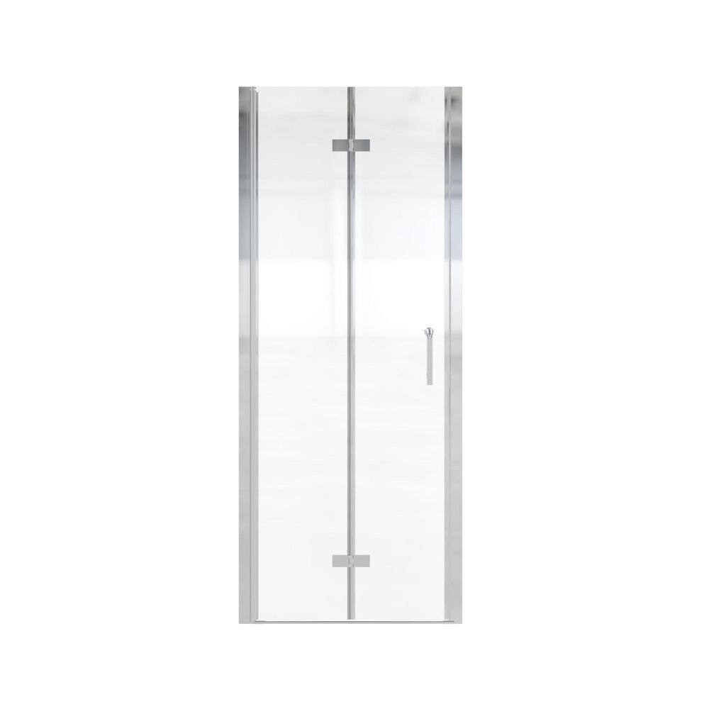 30 to 31-1/4 in. W x 72 in. H Bi-Fold Frameless Shower Doors in Chrome with Clear Glass price history on PriceWatchPro