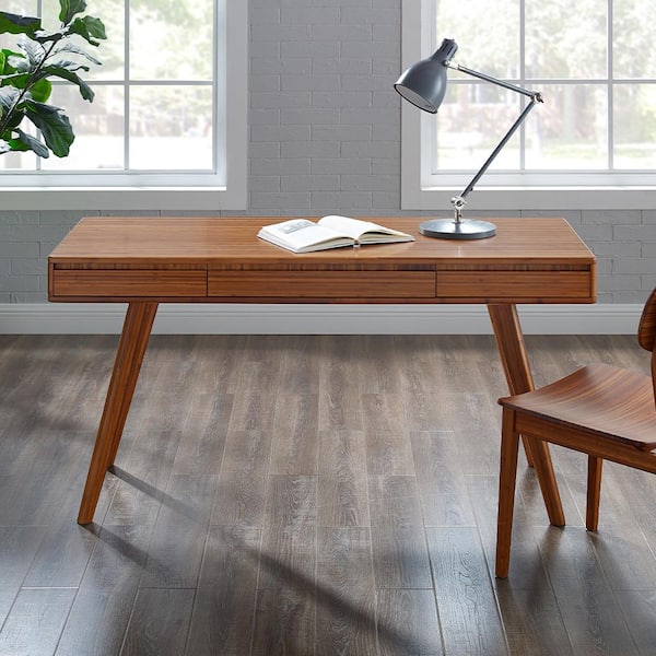 Unbranded Dylan 60 in. Copper Writing Desk