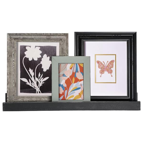 ART & DECORATION 号数4 American Art Decor American Art Decor 24 in. W x 4 in. D Black MDF