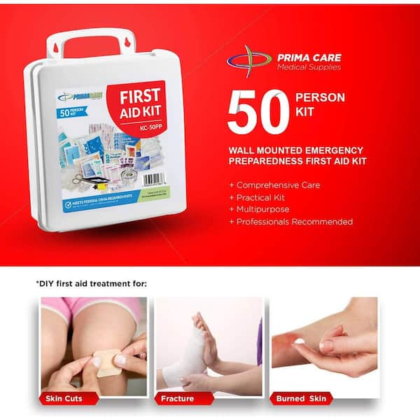 237-Piece 50-Person OSHA Poly First Aid Kit KC-50PP - The Home Depot