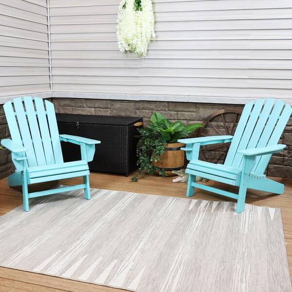 Sunnydaze Decor All-Weather Turquoise Outdoor HDPE Recycled