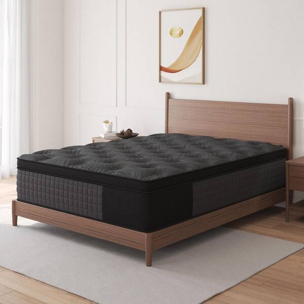 Skyhedon King Size Medium Firm 10 in. Cool Gel Memory Foam Hybrid