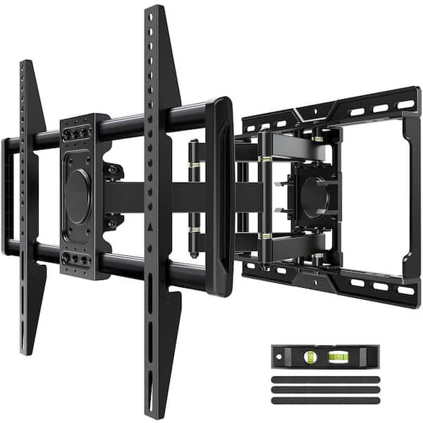 EKIEUDL Perfect Fit Retractable Full Motion Wall Mount for 37 in. - 82 in. in TVs