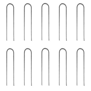 6 in. Galvanized Stakes for use with 1/4 in. or 1/2 in. Drip Tubing (10-Pack)