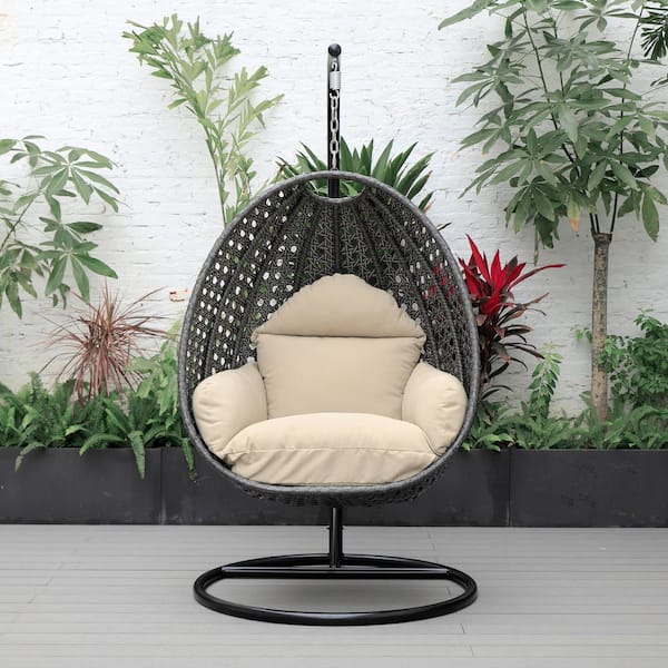 Patio Non-Slip Washable Cushion Hanging Swing Egg Chair Soft (Only Cushion)