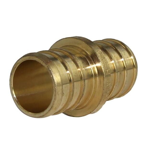 SharkBite 3/4 in. PEX Barb Brass Coupling Fitting (10-Pack)