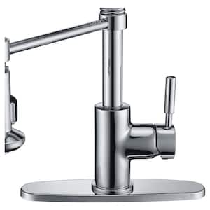 Eclipse Single-Handle Pull-Down Sprayer Kitchen Faucet in Polished Chrome