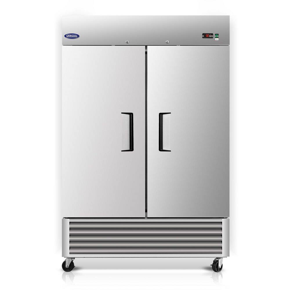 54 in. 49 cu. ft. Auto/Cycle Defrost Commercial Reach-In Upright Freezer in Stainless Steel with 2-Solid Door price history on PriceWatchPro