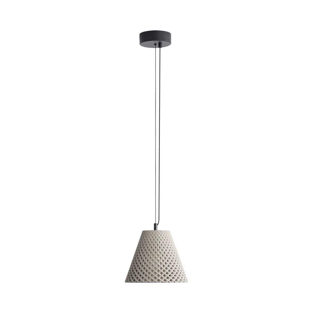 Clarus 12-Watt 1 Light Grey Cement Integrated LED Pendant Light with Grey Cement Shade price history on PriceWatchPro