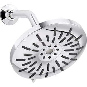 Bellerose 3-Spray Patterns 1.75 GPM 8 in. Wall Mount Fixed Shower Head in Polished Chrome