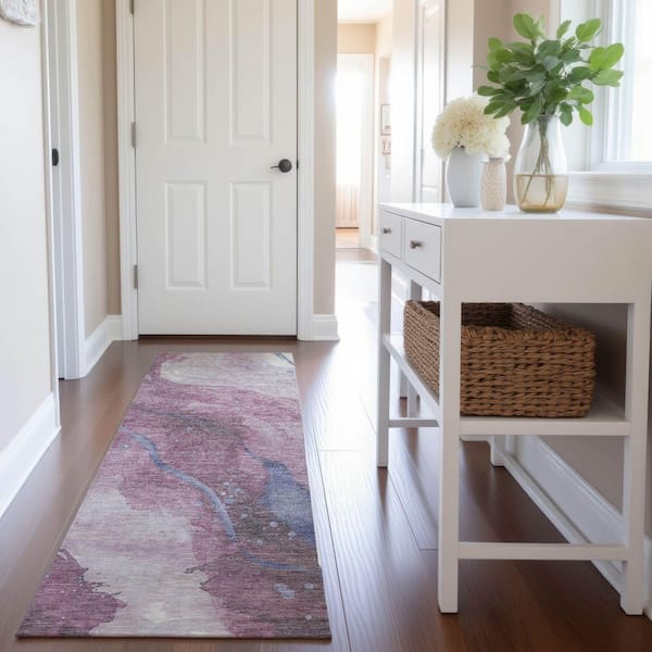 mocha　1028 Addison Rugs Mayfield Premium Machine Washable Abstract AMF1473