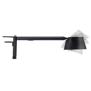 Black & Decker Verve Designer Series LED 4 in., Black, Indoor Desk Lamp, with Clamp Base, Adjustable White + RGB Light