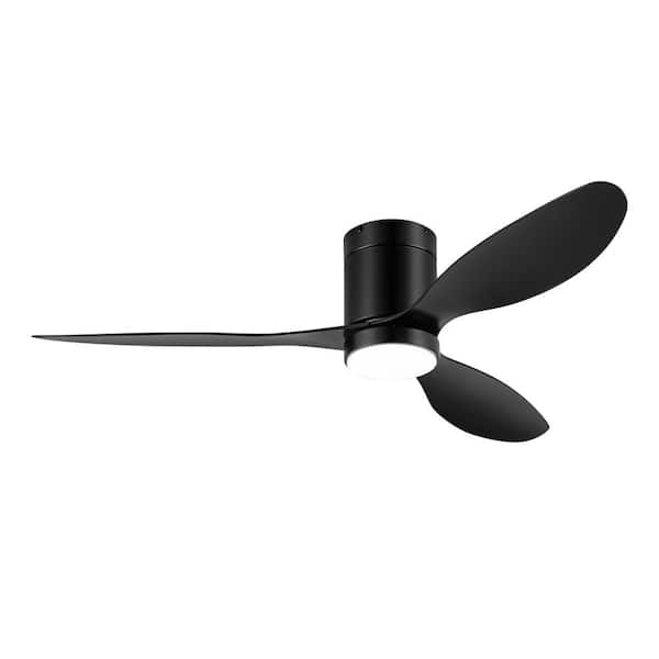 Breezary Low Profile II 52 in. Integrated LED Indoor Black