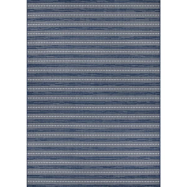 Couristan Afuera Beachcomber Marine-Shell 2 ft. x 4 ft. Indoor/Outdoor Area Rug