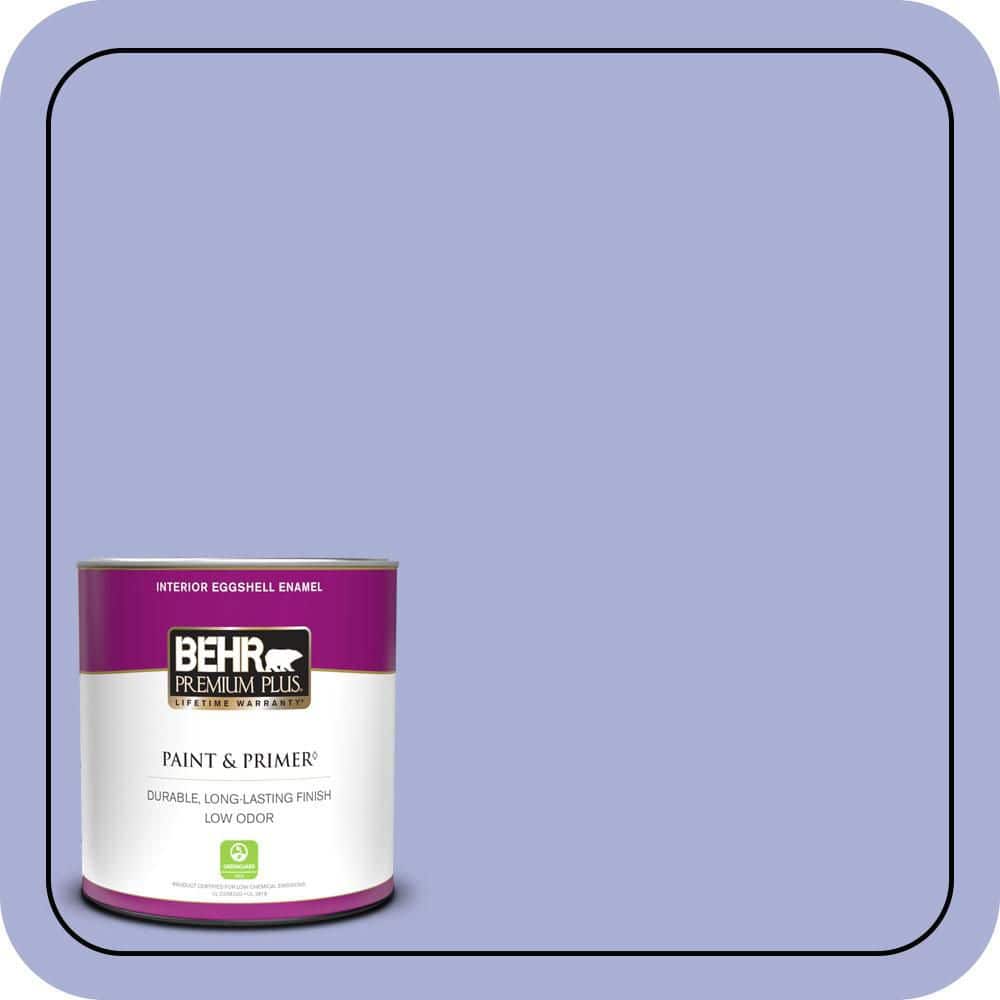 1 qt. #MQ4-30 Lavender Wash Eggshell Enamel Low Odor Interior Paint & Primer price history on PriceWatchPro
