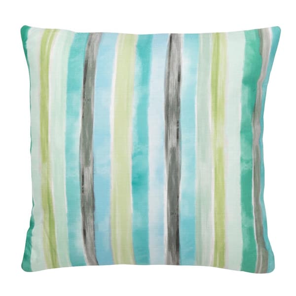 green striped throw pillows