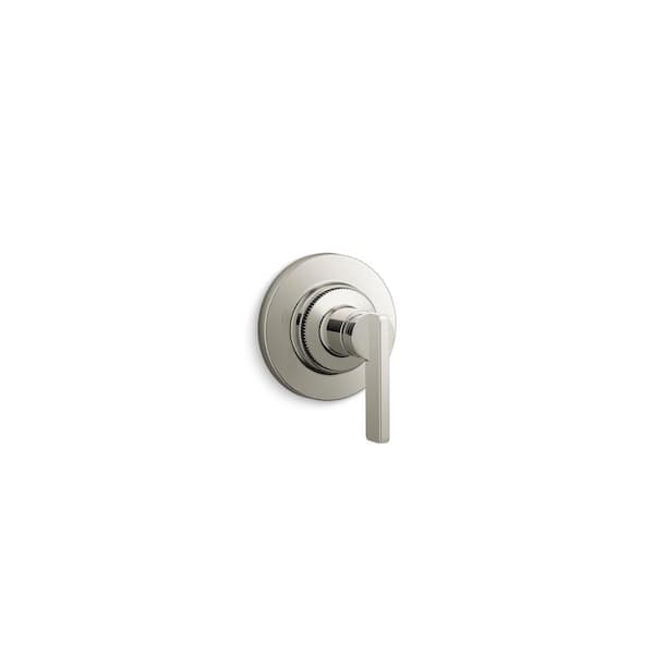 KOHLER Castia By Studio McGee MasterShower 1-Handle Transfer Valve Trim with Lever Handle in Vibrant Polished Nickel