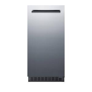 15 in. 62 lb. Built-In Ice Maker in Stainless Steel