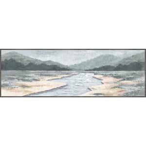 "Fresh Stream" by Marmont Hill Floater Framed Canvas Nature Art Print 15 in. x 45 in.