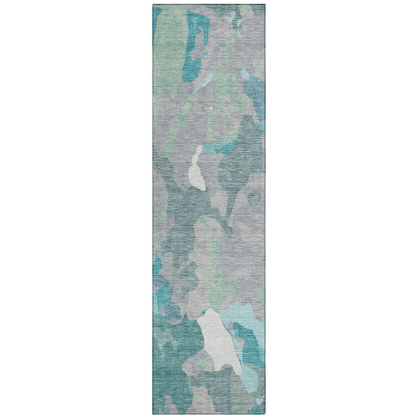 Addison Rugs Chantille Machine Washable Indoor/Outdoor Abstract ACN2161 Taupe 2 ft. 3 in. x 7 ft. 6 in. Runner Rug