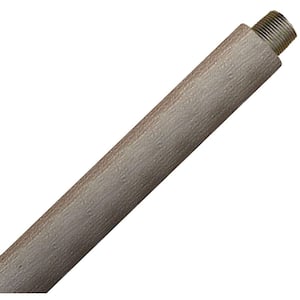 12 in. Aged Driftwood Ceiling Light Extension Rod