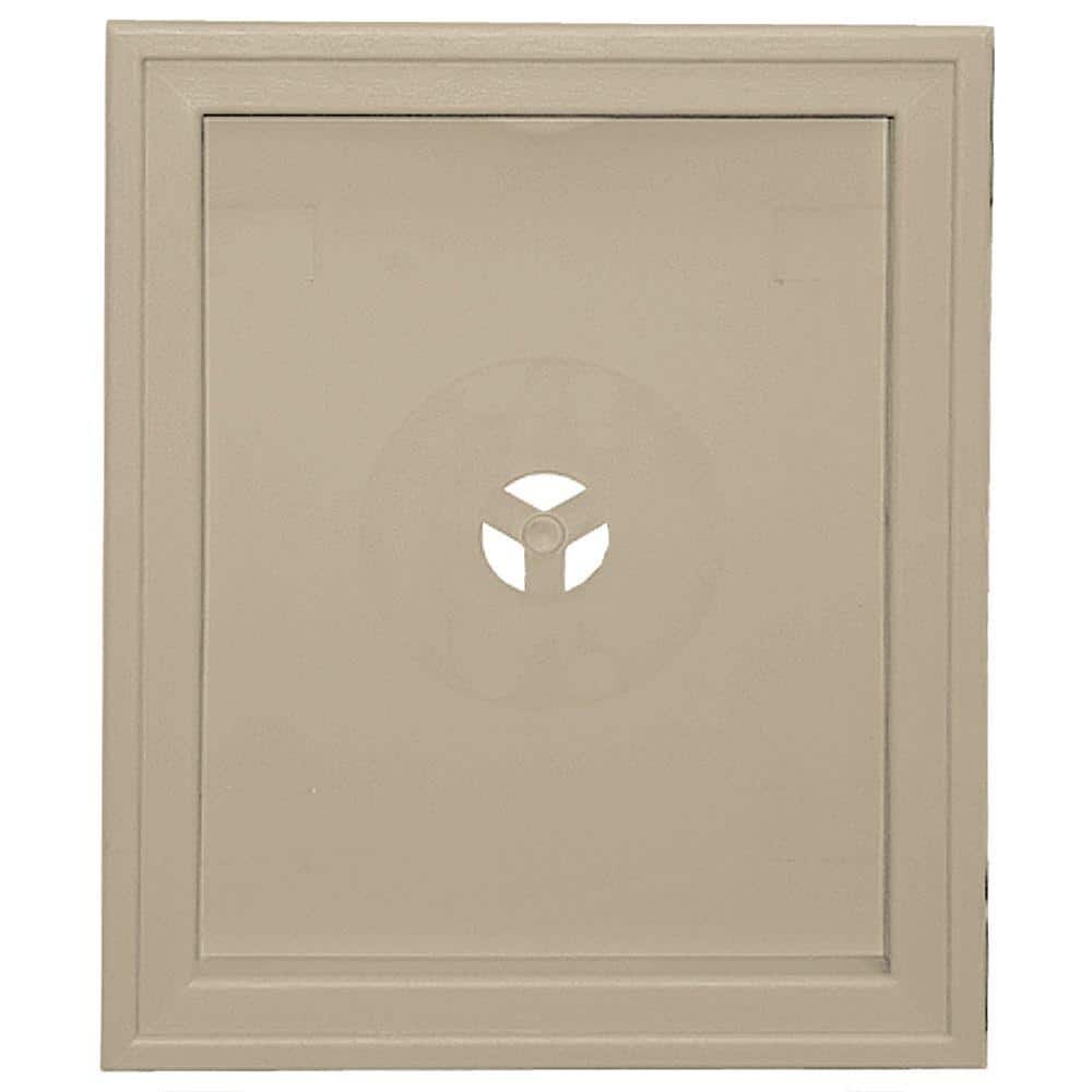 Builders Edge 6.75 in. x 8.75 in. 085 Clay Large Recessed Universal