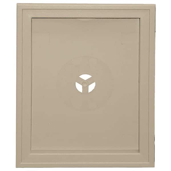 Builders Edge 6.75 in. x 8.75 in. # 085 Clay Large Recessed Universal Mounting Block