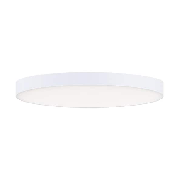 Maxim Lighting Trim 9 in. RD LED Surface Flush Mount 3000K 0-Volt to 10-Volt Dim