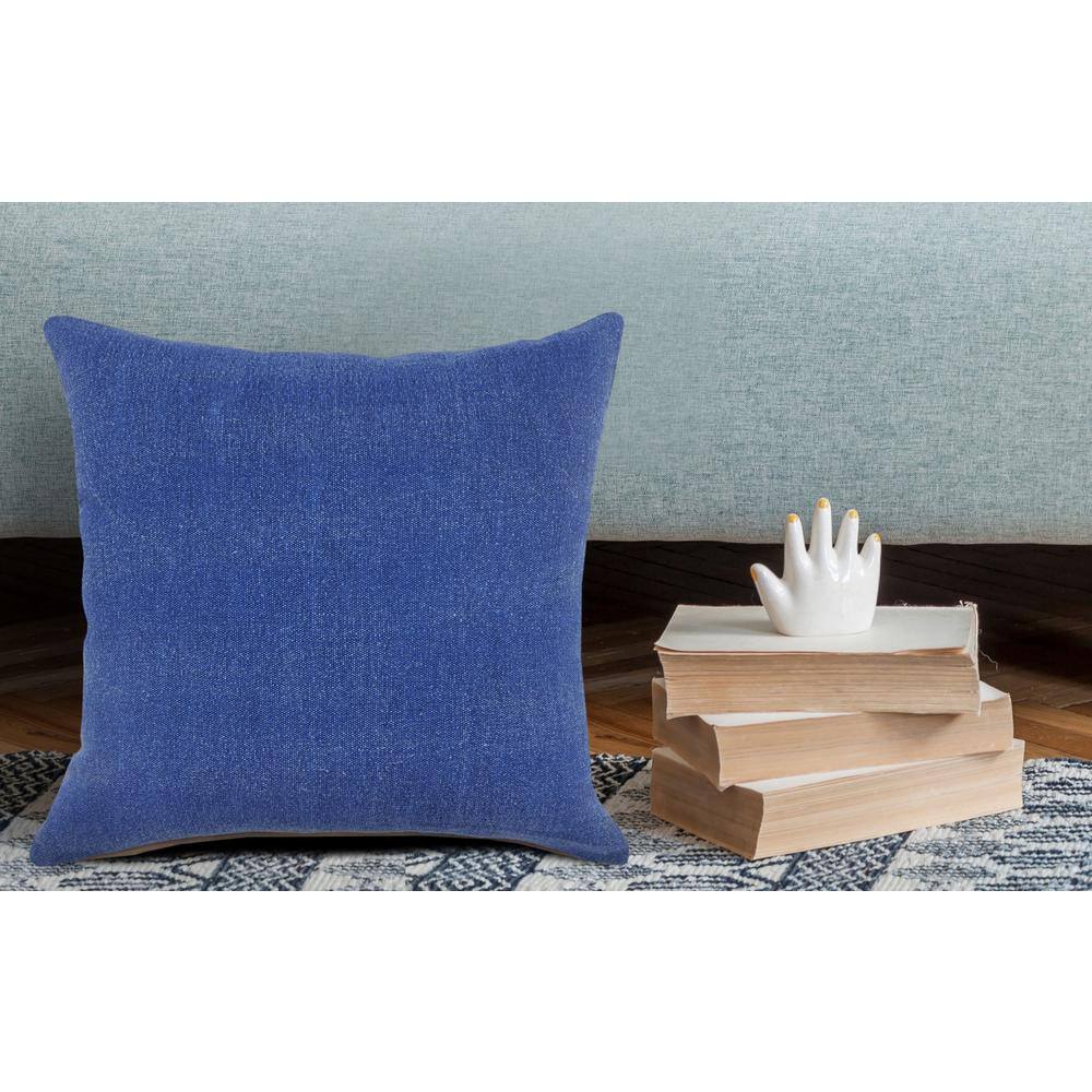 Classic Royal Blue 20" Square Throw Pillow