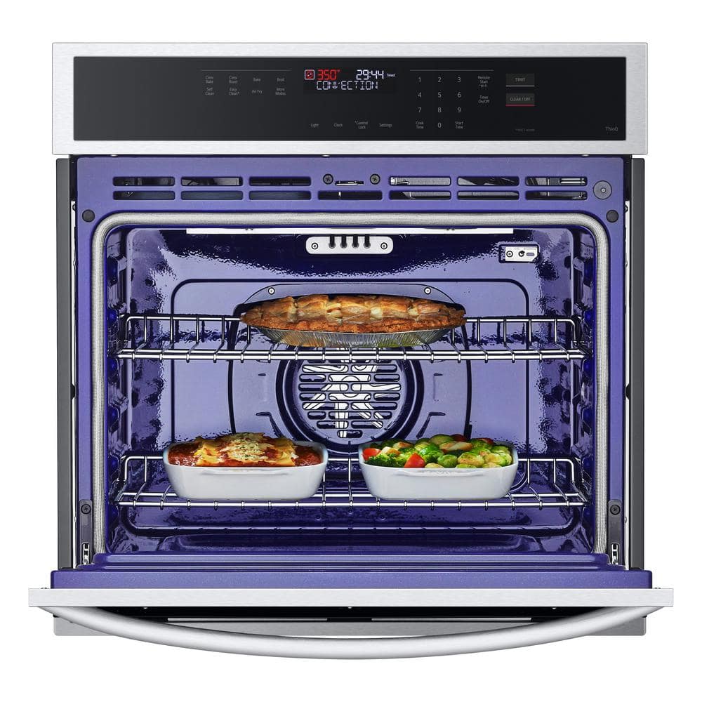 LG 4.7 Cu. Ft. Black Stainless Steel Smart Wall Oven