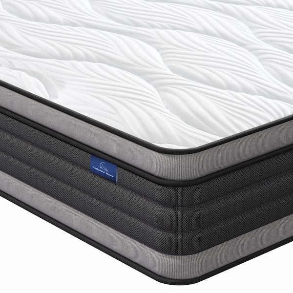 Euro Top Series Twin Medium Ergonomic Design Memory Foam Pocket Spring 12 in. Mattress