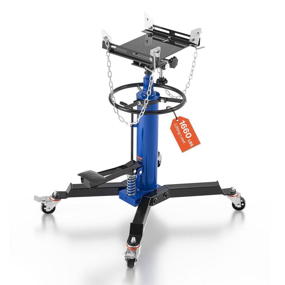 Hydraulic Transmission Jack, 1660 lbs. / 0.75 Ton Lifting Capacity Telescoping Transmission Jack with Foot Pedal price history on PriceWatchPro