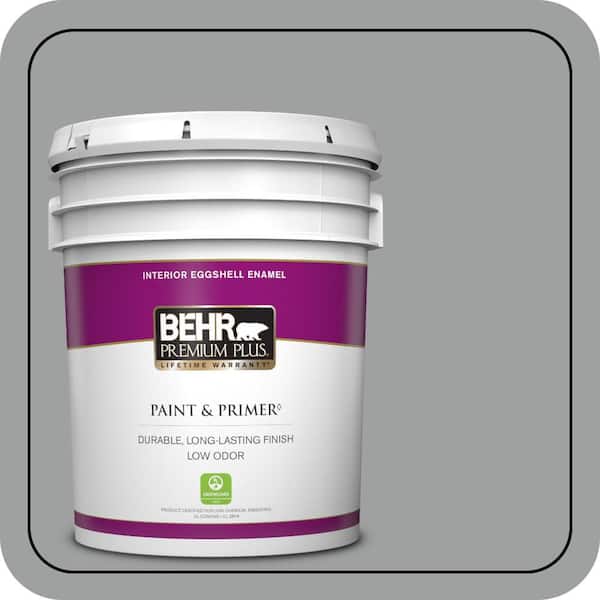 BEHR PREMIUM PLUS 5 gal. #N460-4 Cosmic Quest Eggshell Enamel Low Odor Interior Paint & Primer