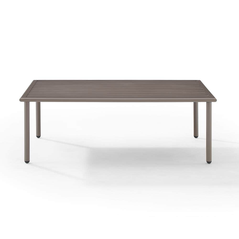 Cali Bay Light Brown Steel Outdoor Coffee Table