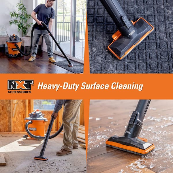 2-1/2 in. MAX2509A NXT Max Locking Utility Nozzle Shop Vacuum Attachment with Shoe Kit for RIDGID NXT Wet Dry Vacs