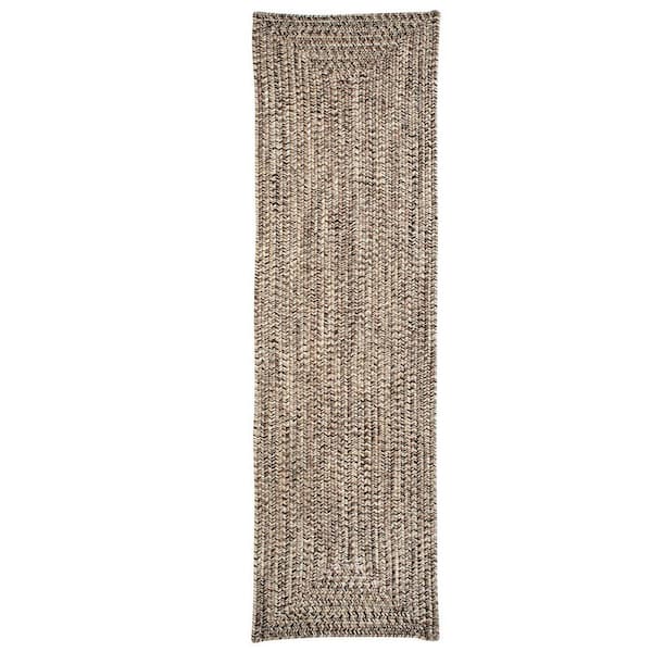 Home Decorators Collection Wesley Weathered Brown Doormat 2 ft. x 10 ft. Tweed Indoor/Outdoor Patio Area Rug