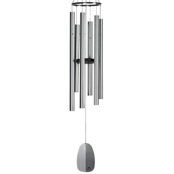 WOODSTOCK CHIMES Signature Collection, Windsinger Chimes of Orpheus, Silver 54 in. Wind Chime WWOS