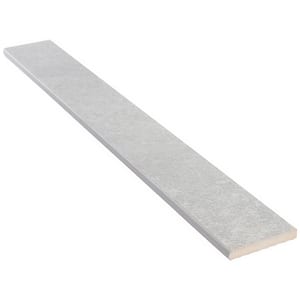 Copley Grigio 3 in. x 24 in. Matte Porcelain Floor and Wall Bullnose Tile