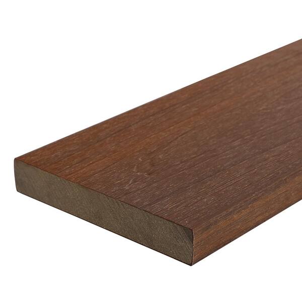 NewTechWood UltraShield Naturale Cortes 1 in. x 6 in. x 8 ft. Brazilian Ipe Solid Composite Decking Board