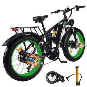 2000W Fat-Tire Electric-Bike for Adults-Women-Men-Electric-Bicycle 1000W Dual Motor 23 AH Battery, 32 MPH, 24 in. Ebikes