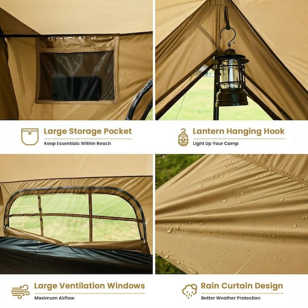 gardena sonderverkauf zelt Utgard Sky Glamping-Zelt XPEDITION ADV 5 Unterschlupf jrc defender social Make a choice:10'x10' Black Vinyl Roof Leak Tarp