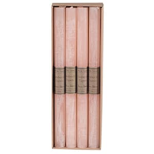 12" Pink Sand Timber Tapers (Set of 12)