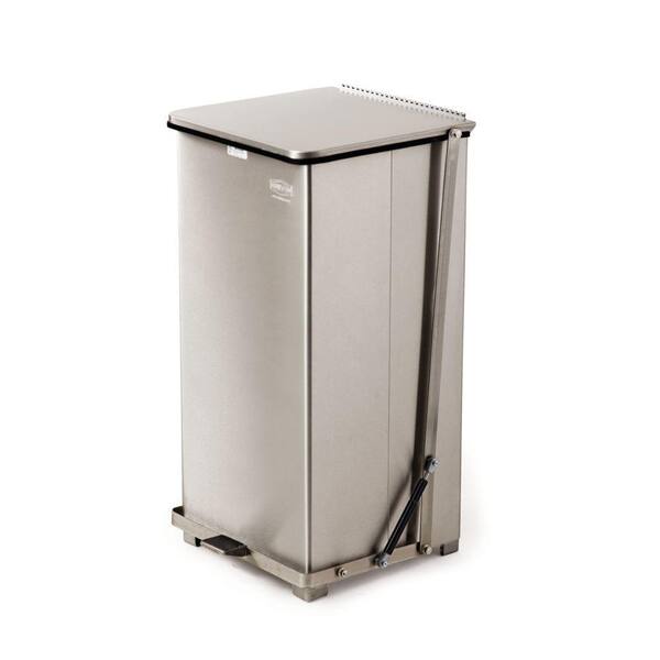 Rubbermaid Commercial Products Defenders 24 Gal. Stainless Steel Step-On Medical Trash Can