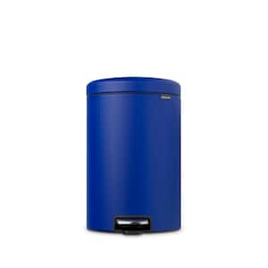 NewIcon 5.3 Gal. (20 l) Mineral Powerful Blue Step On Trash Can