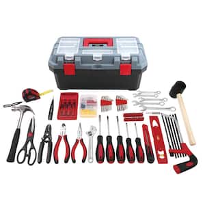 General Household Hand Tool Set with Solid Carrying Tool Box REXBETI 217-Piece Tool Kit Auto Repair Tool Sets 