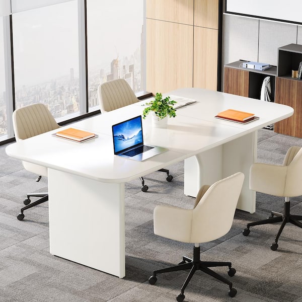 TRIBESIGNS WAY TO ORIGIN Halseey 63 in. Rectangular White